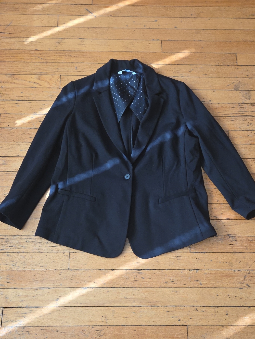 💕Old Navy Black Single-Button Women's Blazer